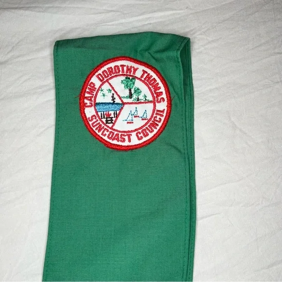 Vintage Girl Scout Uniform Jumper Shirt Shorts & Sash Girls Size 6 & 7 - 1970's - Picture 8 of 15